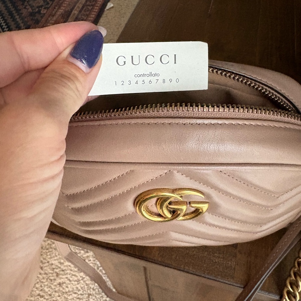 Gucci Marmont Mini in Beige